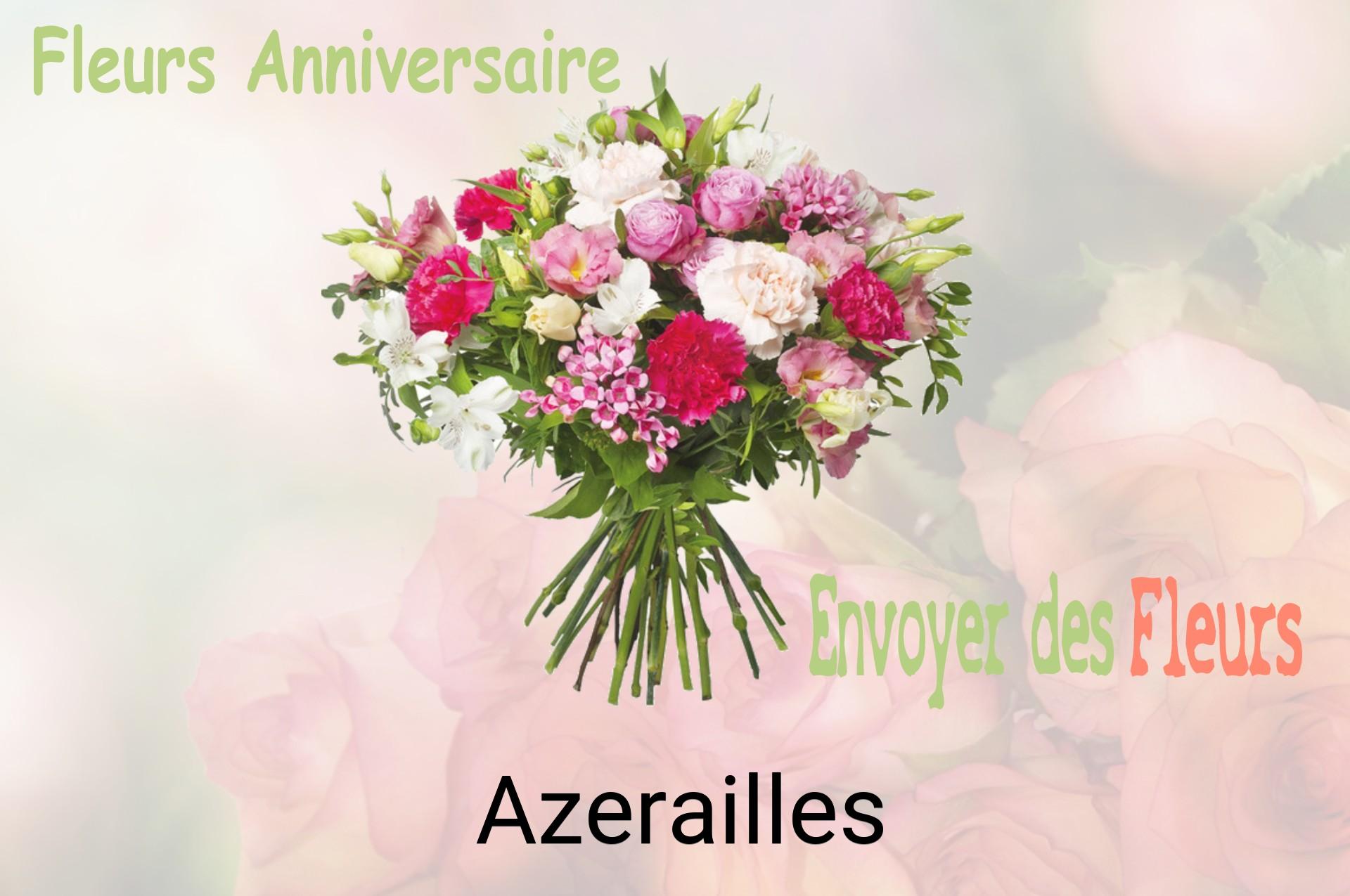 Bouquet de fleurs d’anniversaire livré à Azerailles
