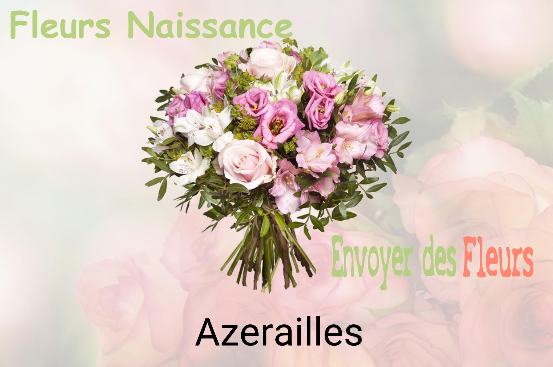 Bouquet de fleurs de naissance livré à Azerailles